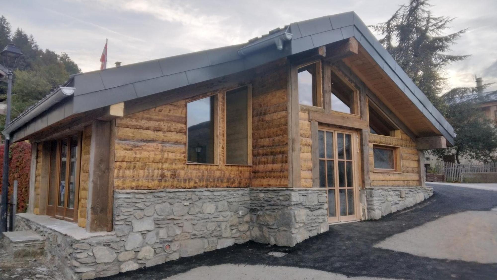 Chalet Balneo Billard La Plagne Savoie Vue Top Exterior foto