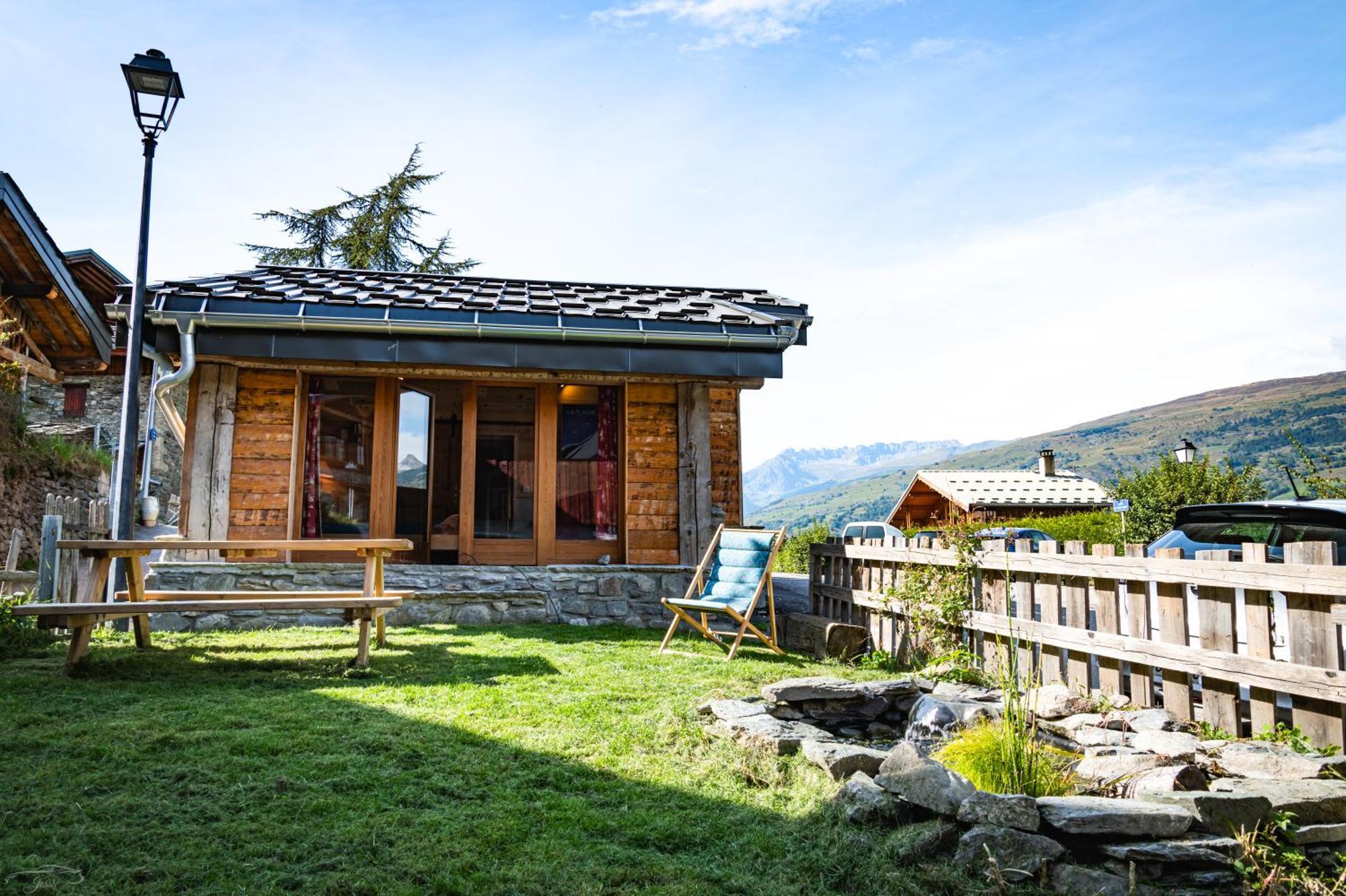 Chalet Balneo Billard La Plagne Savoie Vue Top Exterior foto