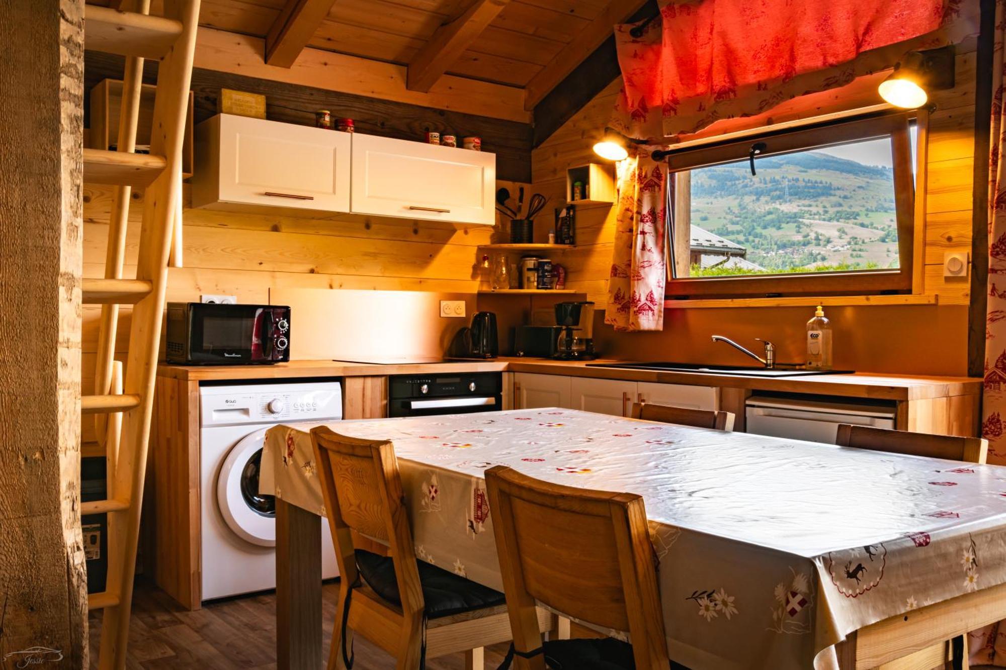 Chalet Balneo Billard La Plagne Savoie Vue Top Exterior foto